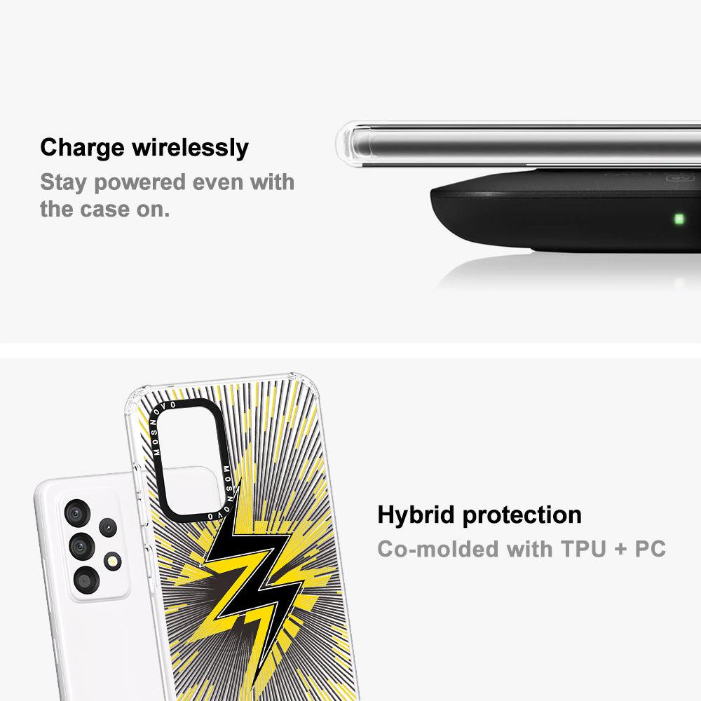 Lightning Bolt Phone Case - Samsung Galaxy A52 & A52 Case - MOSNOVO