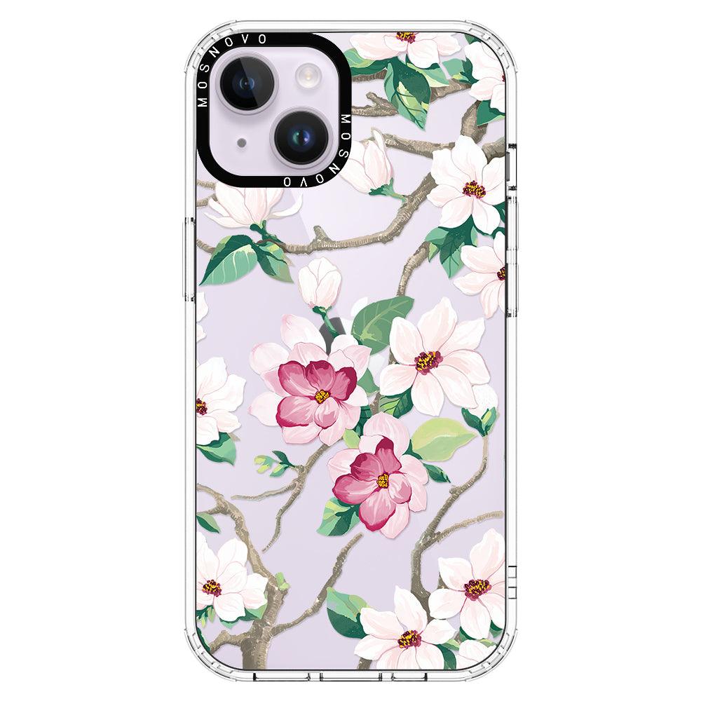 Magnolia Phone Case - iPhone 14 Case - MOSNOVO