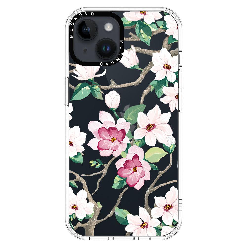 Magnolia Phone Case - iPhone 14 Plus Case - MOSNOVO