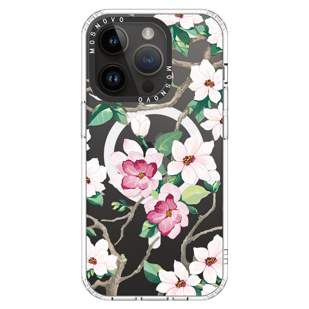 Magnolia Phone Case - iPhone 14 Pro Case - MOSNOVO