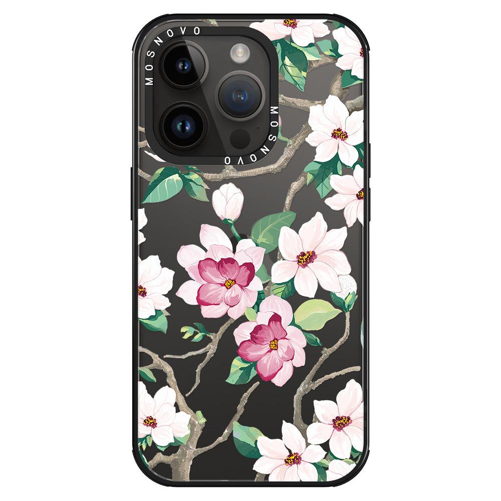 Magnolia Phone Case - iPhone 14 Pro Case - MOSNOVO