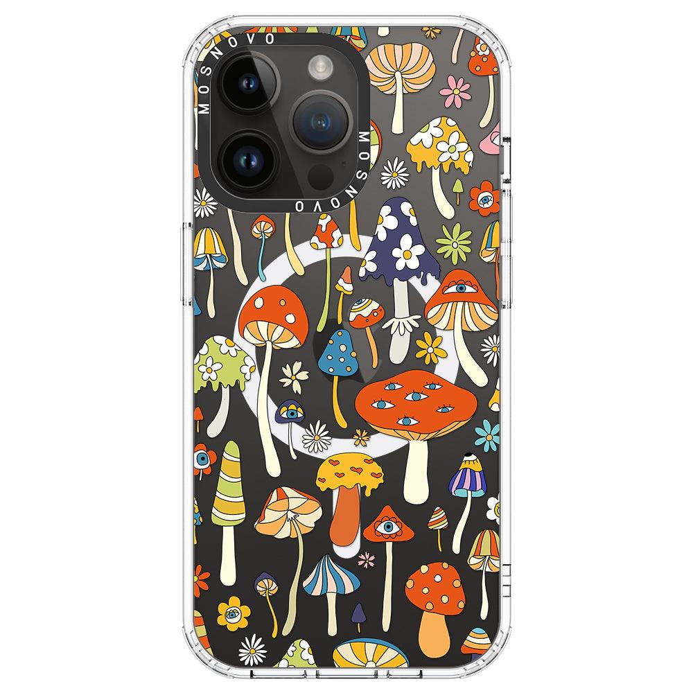Mushroom Art Phone Case - iPhone 14 Pro Max Case - MOSNOVO