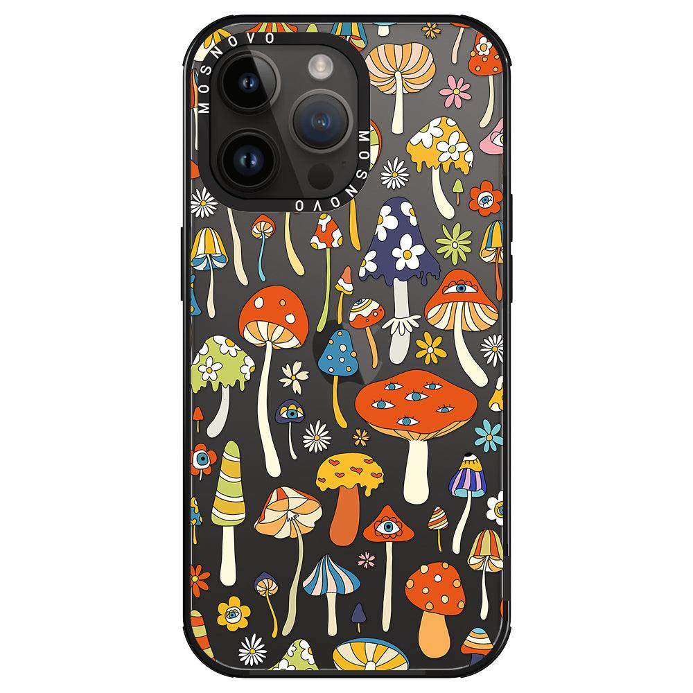 Mushroom Art Phone Case - iPhone 14 Pro Max Case - MOSNOVO