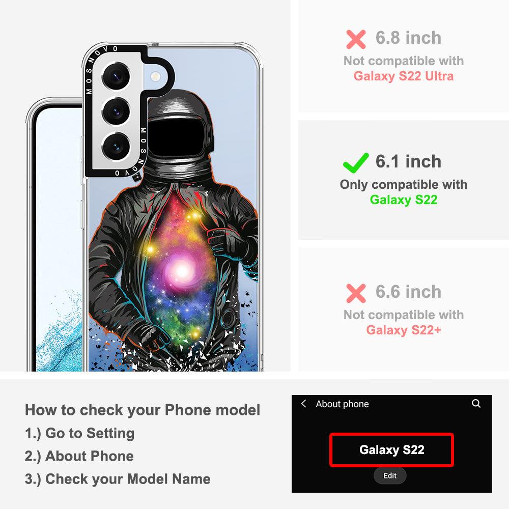 Mystery Astronaut Phone Case - Samsung Galaxy S22 Case - MOSNOVO