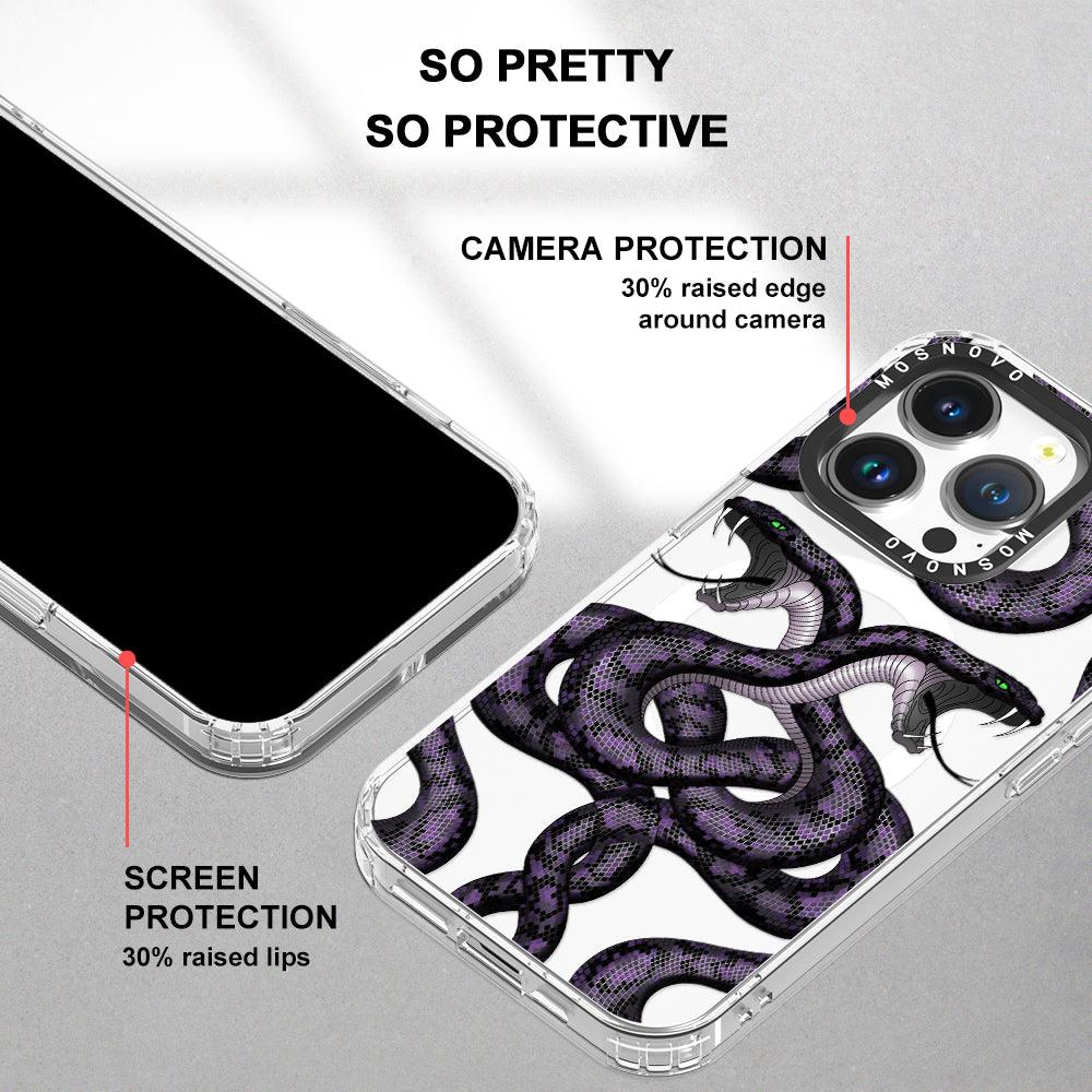 Mystery Snake Phone Case - iPhone 14 Pro Case - MOSNOVO