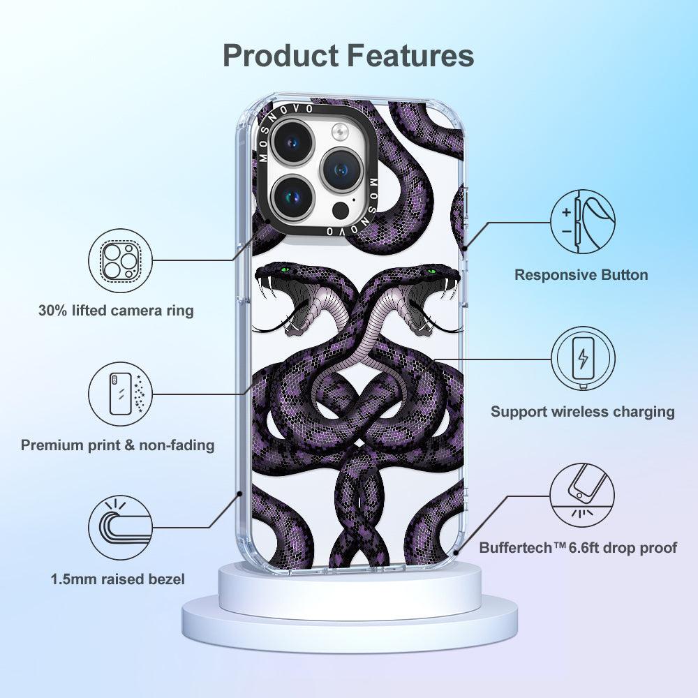 Mystery Snake Phone Case - iPhone 14 Pro Max Case - MOSNOVO