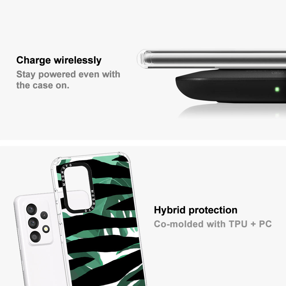 Wild Zebra Phone Case - Samsung Galaxy A52 & A52 Case - MOSNOVO