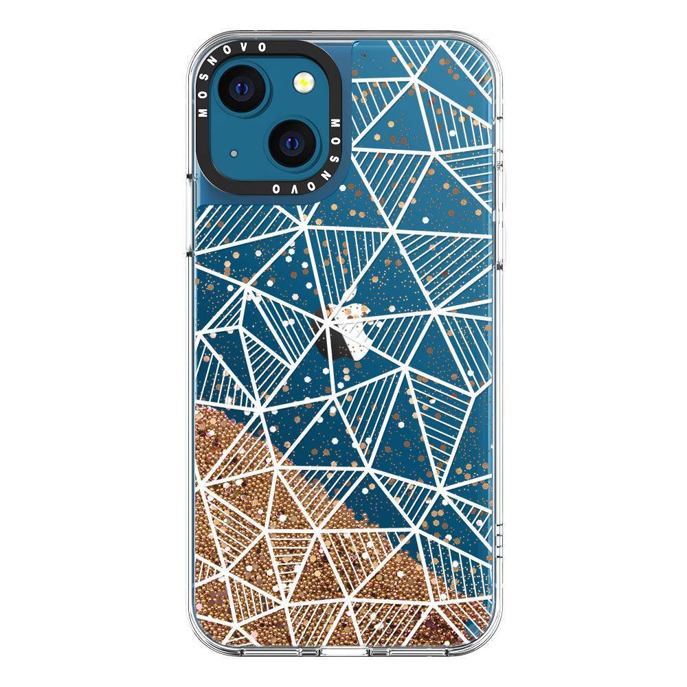 3D Bargraph Glitter Phone Case - iPhone 13 Case - MOSNOVO