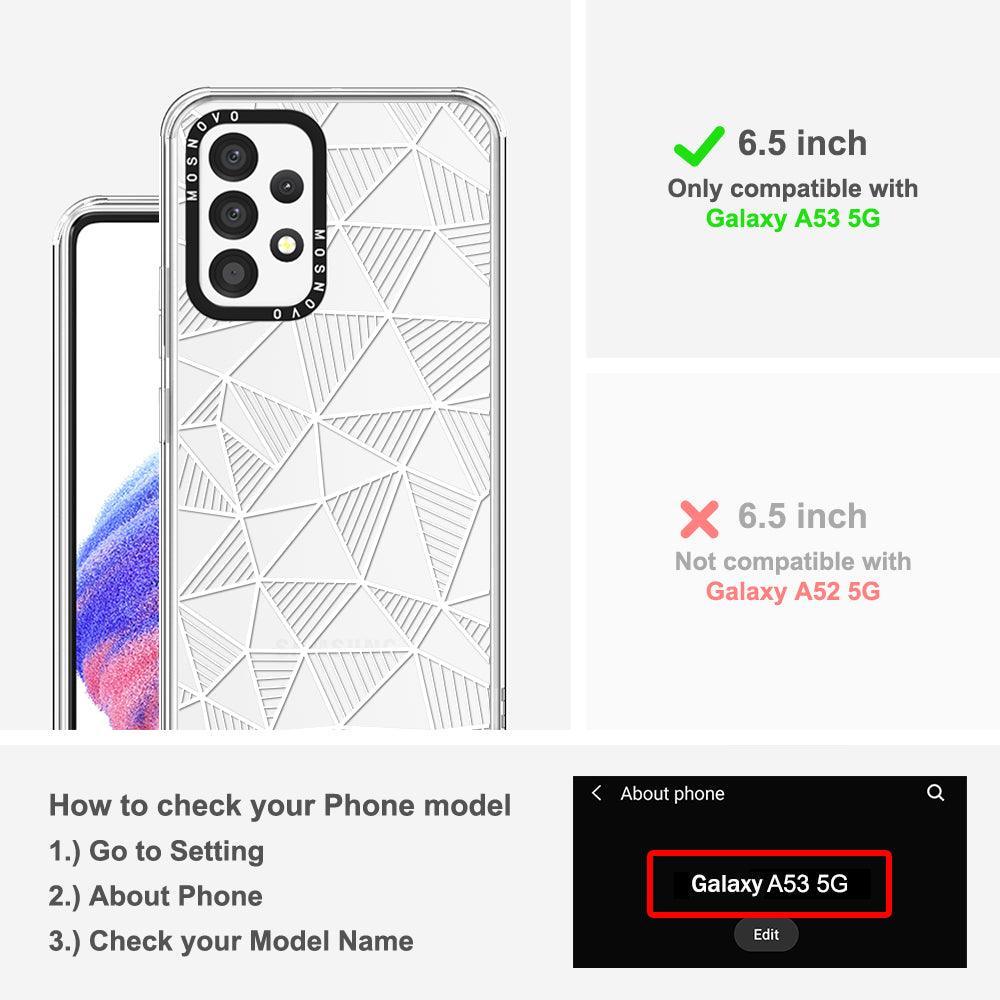 3D Bargraph Phone Case - Samsung Galaxy A53 Case - MOSNOVO