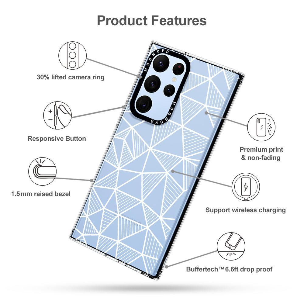 3D Bargraph Phone Case - Samsung Galaxy S22 Ultra Case - MOSNOVO
