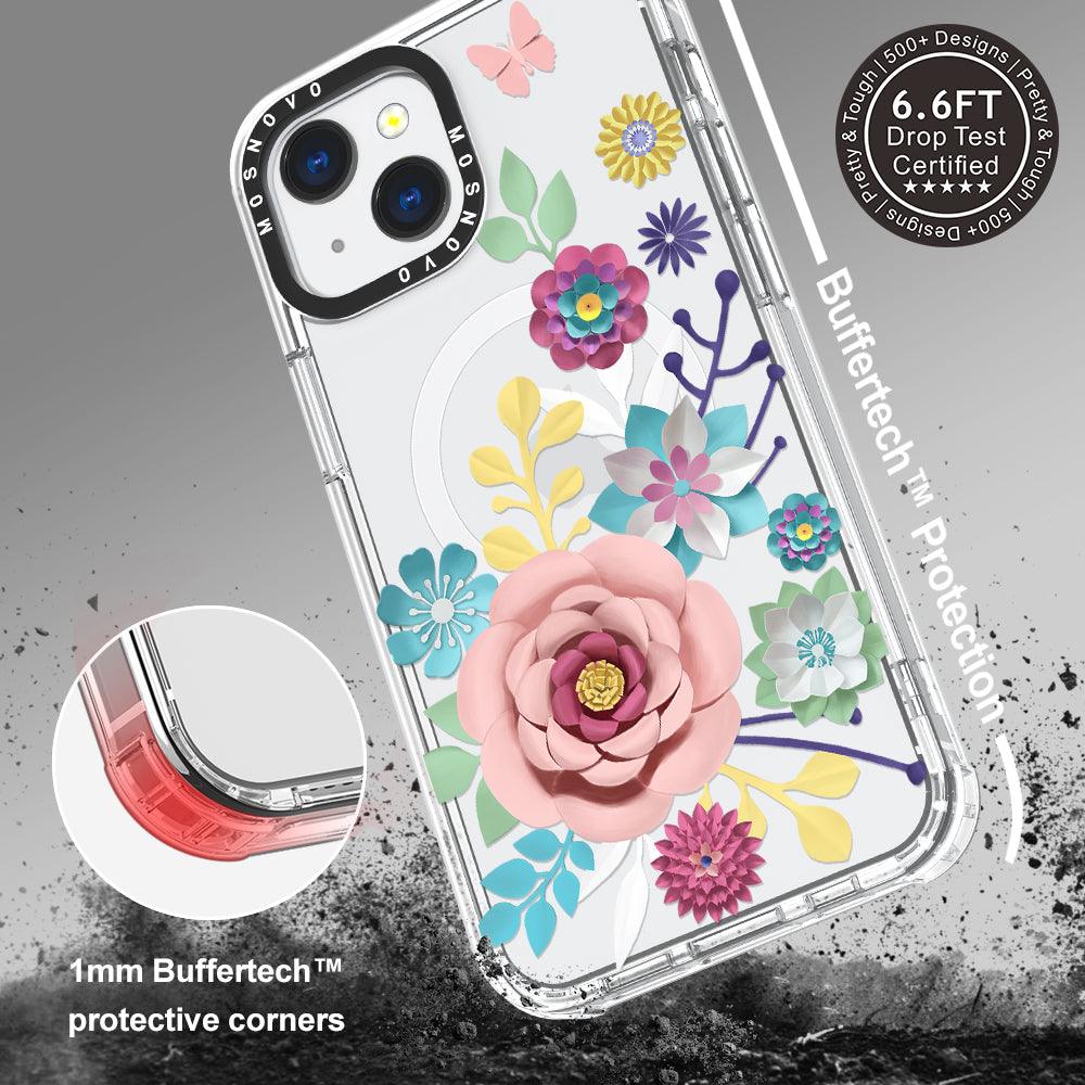 3D Floral Phone Case - iPhone 13 Case - MOSNOVO
