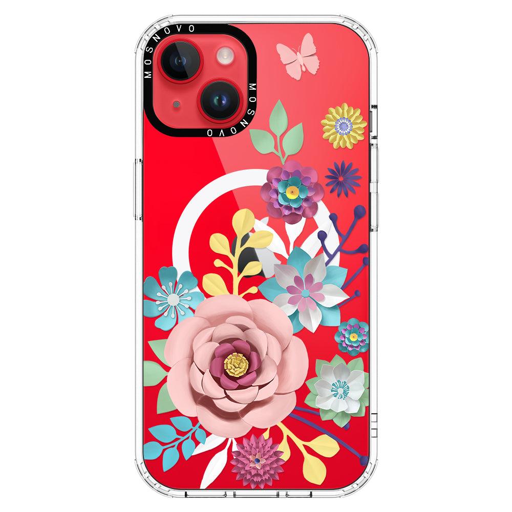 3D Floral Phone Case - iPhone 14 Case - MOSNOVO