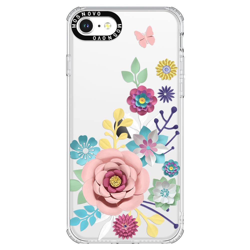 3D Floral Phone Case - iPhone 8 Case - MOSNOVO