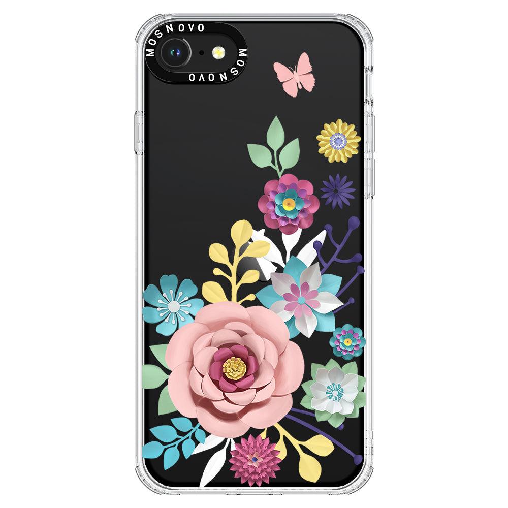 3D Floral Phone Case - iPhone SE 2022 Case - MOSNOVO