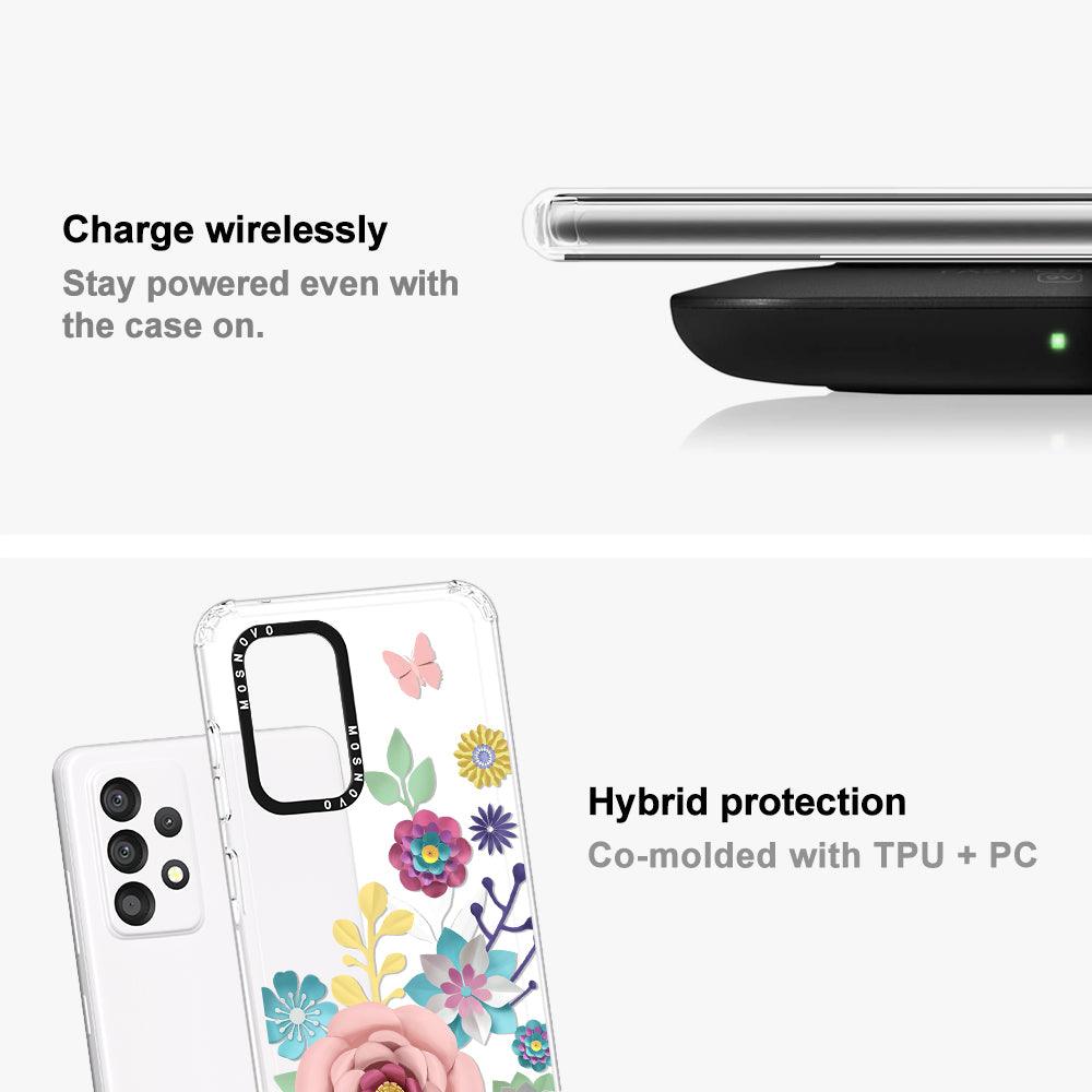 3D Floral Phone Case - Samsung Galaxy A52 & A52s Case - MOSNOVO