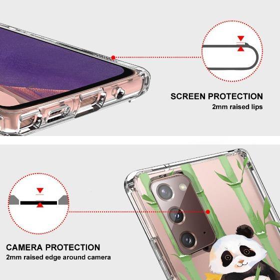 Cute Panda Phone Case - Samsung Galaxy Note 20 Case - MOSNOVO