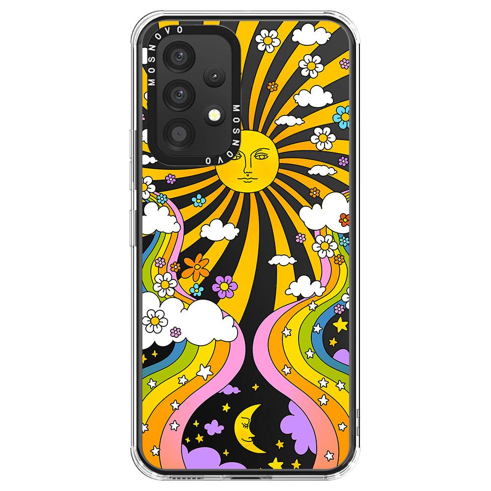 70's Psychedelic Groovy Art Phone Case - Samsung Galaxy A53 Case - MOSNOVO