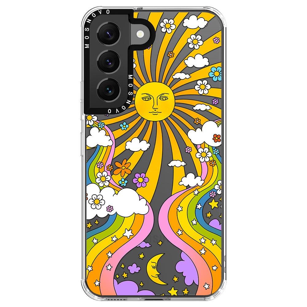 70's Psychedelic Groovy Art Phone Case - Samsung Galaxy S22 Case - MOSNOVO