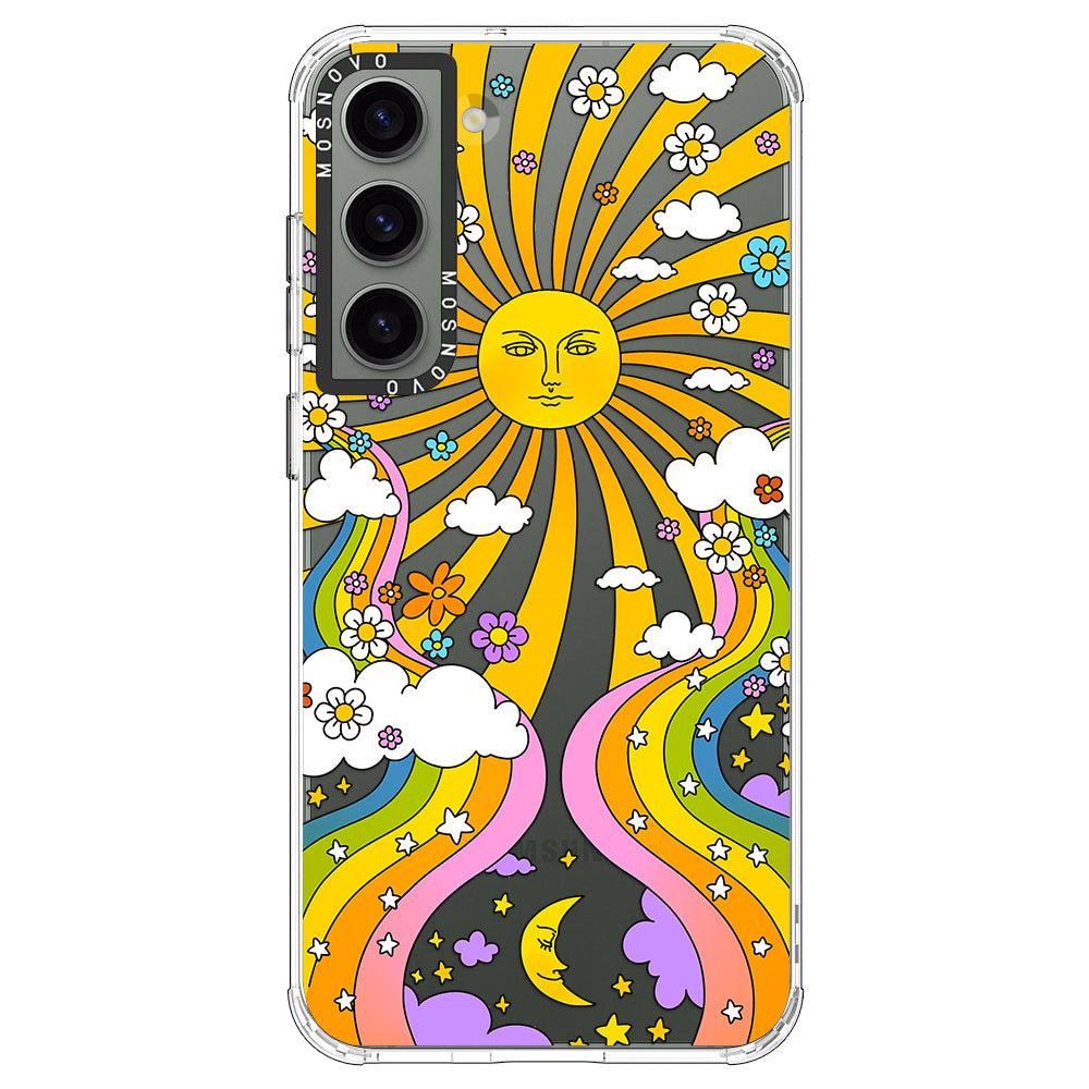 70's Psychedelic Groovy Art Phone Case - Samsung Galaxy S23 Case - MOSNOVO