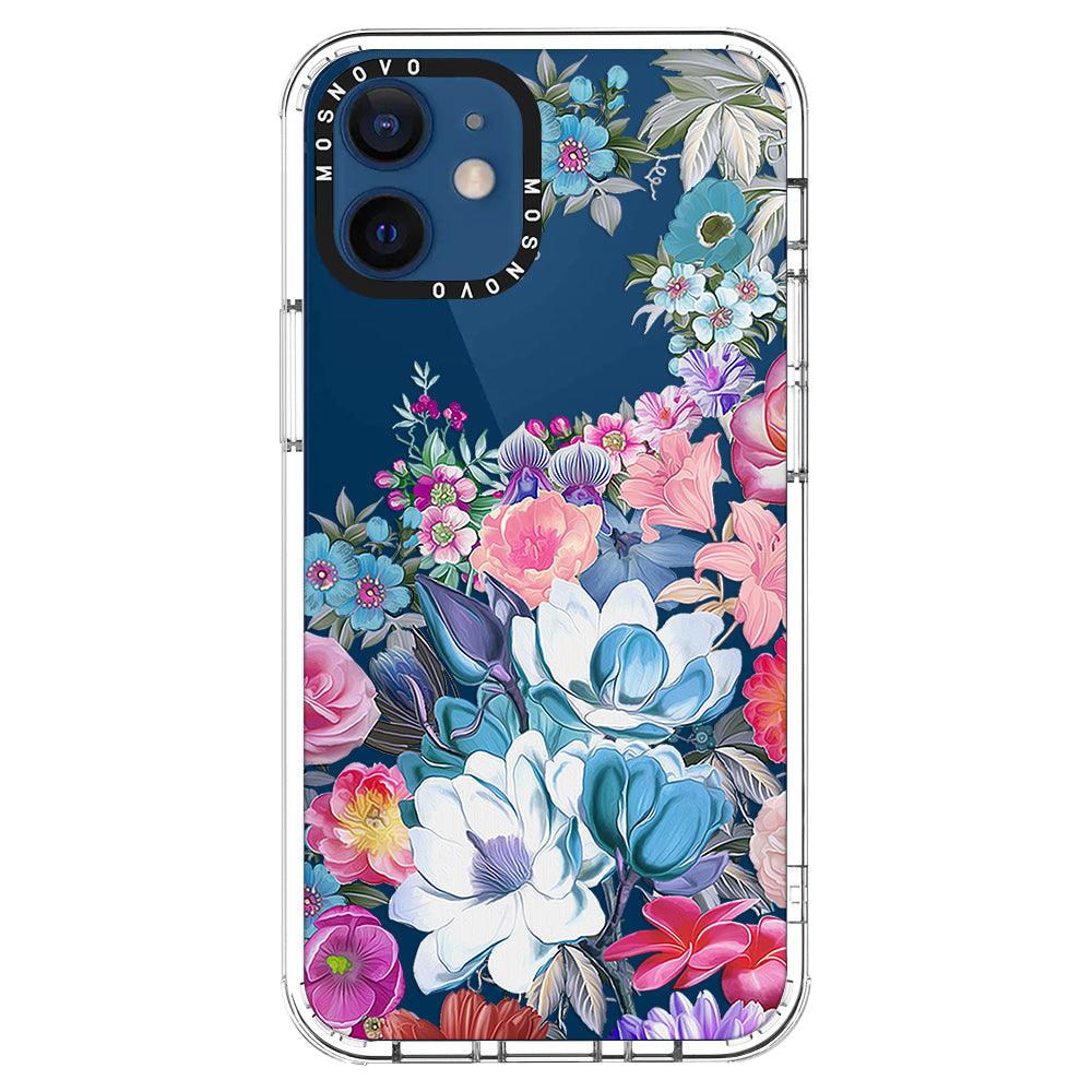 Magnolia Flower Phone Case - iPhone 12 Case - MOSNOVO