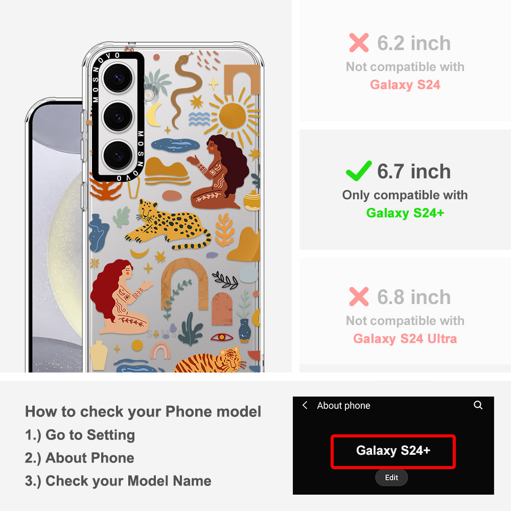 Stay Wild Phone Case - Samsung Galaxy S24 Plus Case - MOSNOVO