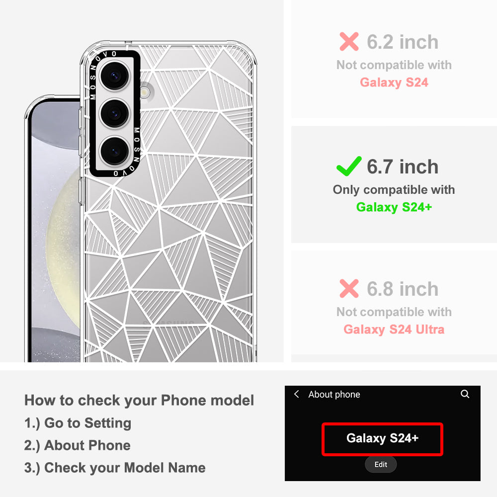 3D Bargraph Phone Case - Samsung Galaxy S24 Plus Case - MOSNOVO