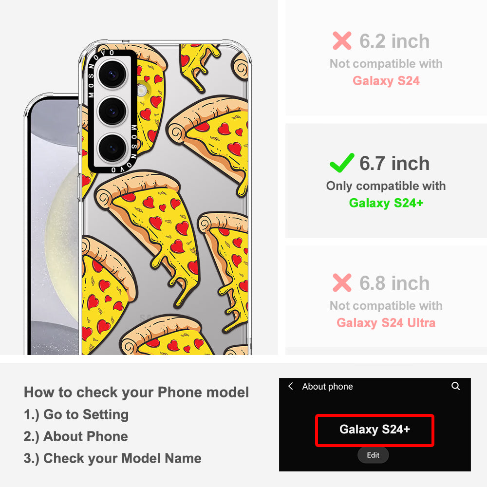 Pizza Phone Case - Samsung Galaxy S24 Plus Case - MOSNOVO