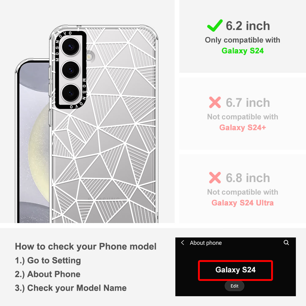 3D Bargraph Phone Case - Samsung Galaxy S24 Case - MOSNOVO
