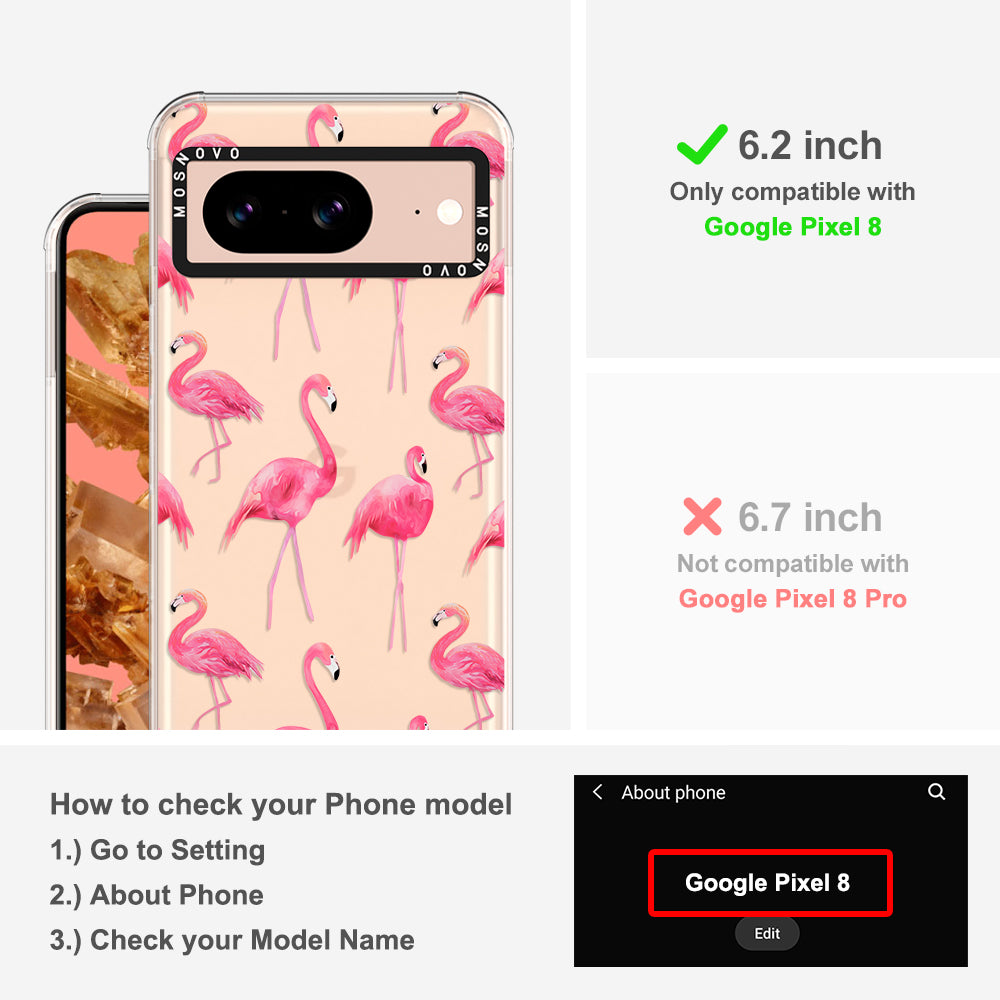 Flamingo Phone Case - Google Pixel 8 Case - MOSNOVO