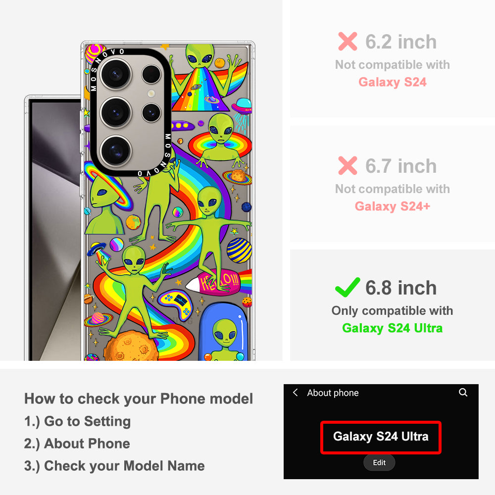 Alien Land Phone Case - Samsung Galaxy S24 Ultra Case - MOSNOVO