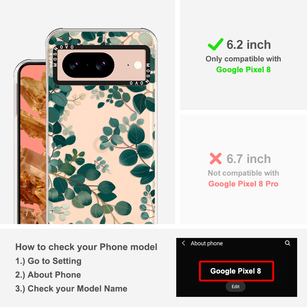 Eucalyptus Phone Case - Google Pixel 8 Case - MOSNOVO