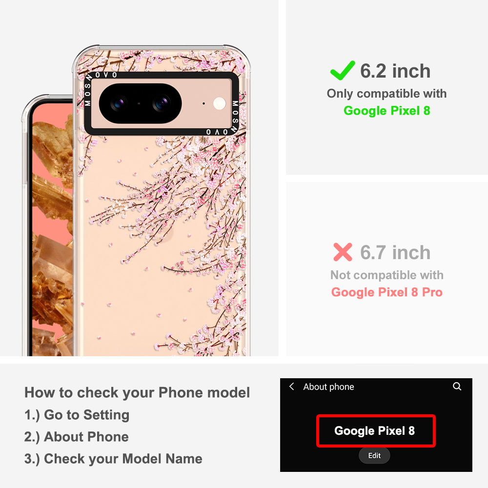 Cherry Blossom Phone Case - Google Pixel 8 Case - MOSNOVO