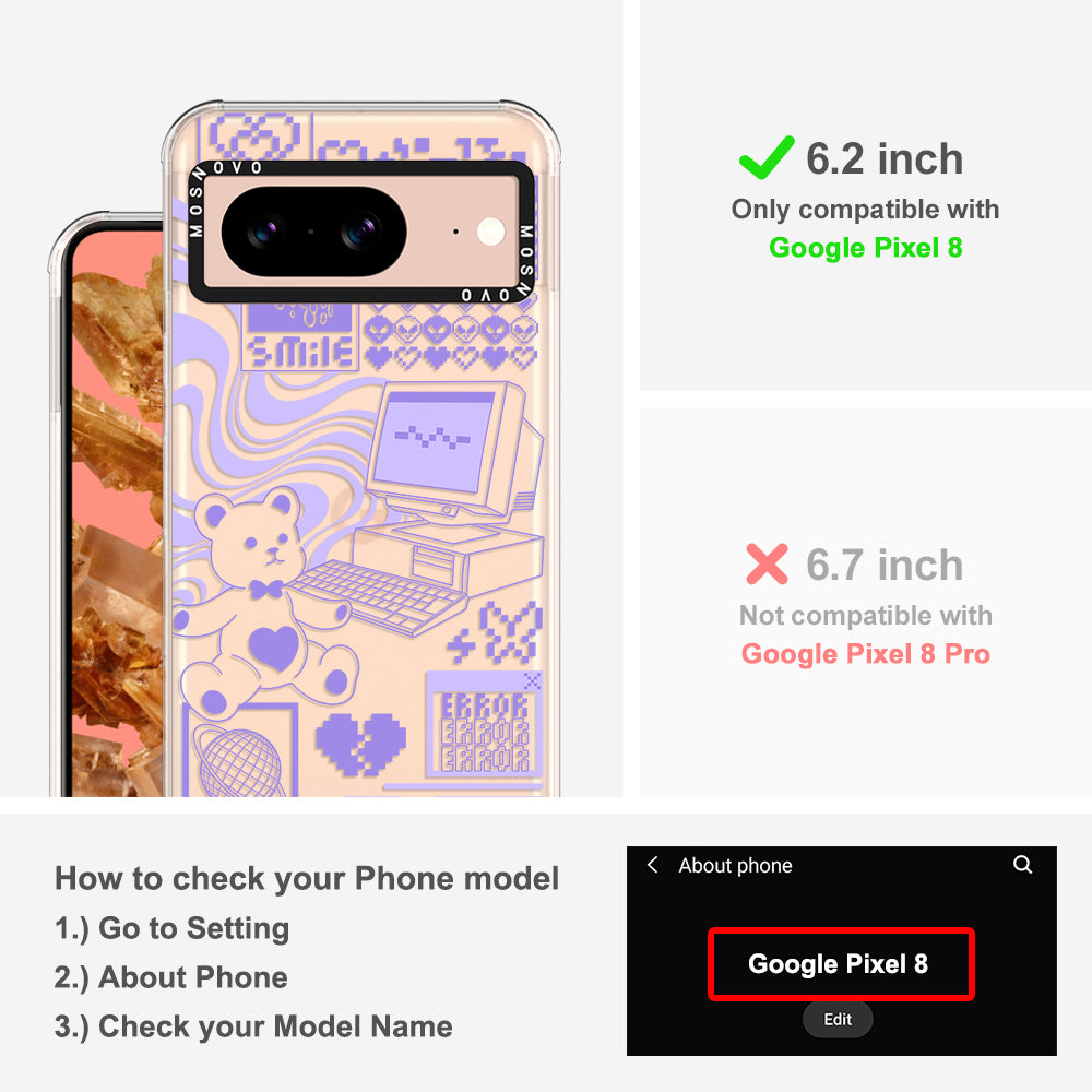 Y2K Aesthetic Phone Case - Google Pixel 8 Case - MOSNOVO