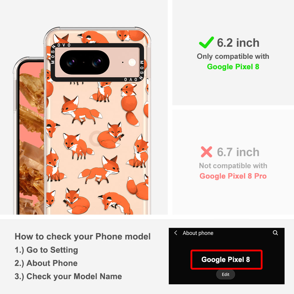 Fox Phone Case - Google Pixel 8 Case - MOSNOVO