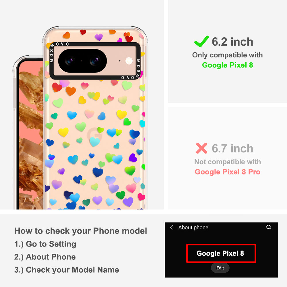 Love is Love Phone Case - Google Pixel 8 Case - MOSNOVO