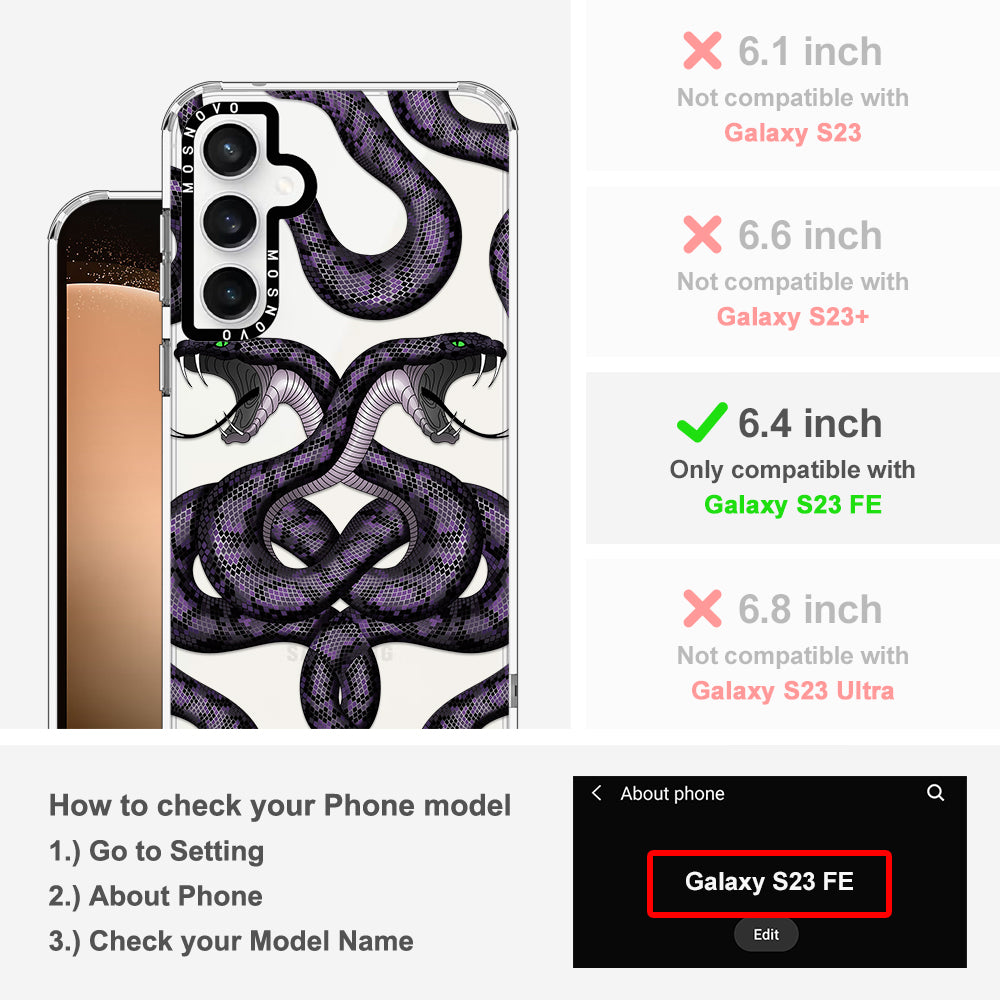 Mystery Snake Phone Case - Samsung Galaxy S23 FE Case