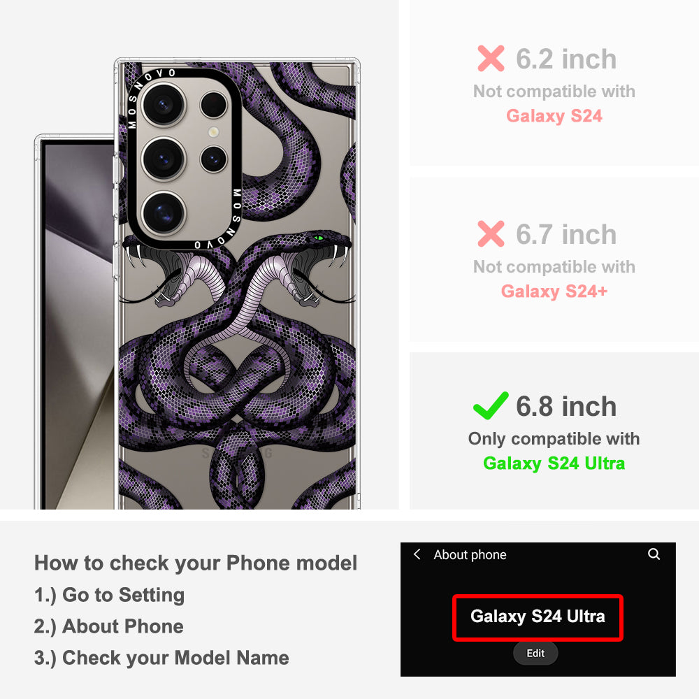 Mystery Snake Phone Case - Samsung Galaxy S24 Ultra Case