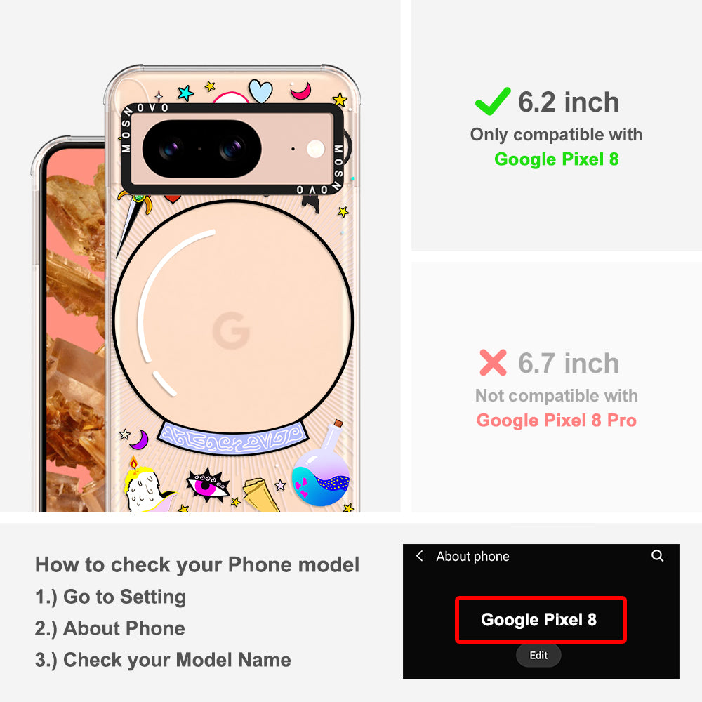 Wizardry Phone Case - Google Pixel 8 Case - MOSNOVO