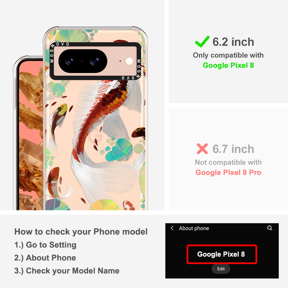 Koi Art Phone Case - Google Pixel 8 Case - MOSNOVO