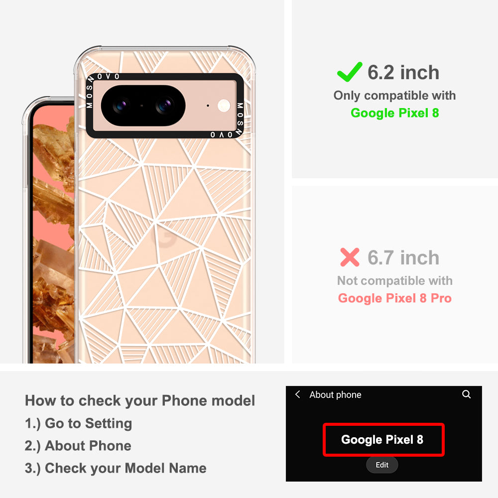 3D Bargraph Phone Case - Google Pixel 8 Case - MOSNOVO