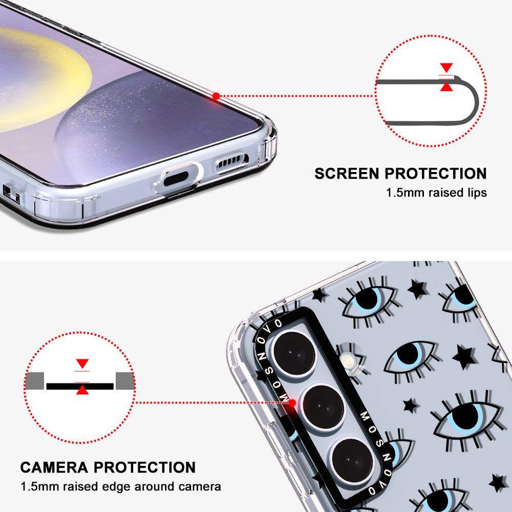 Hippie Eye Phone Case - Samsung Galaxy S24 Case - MOSNOVO