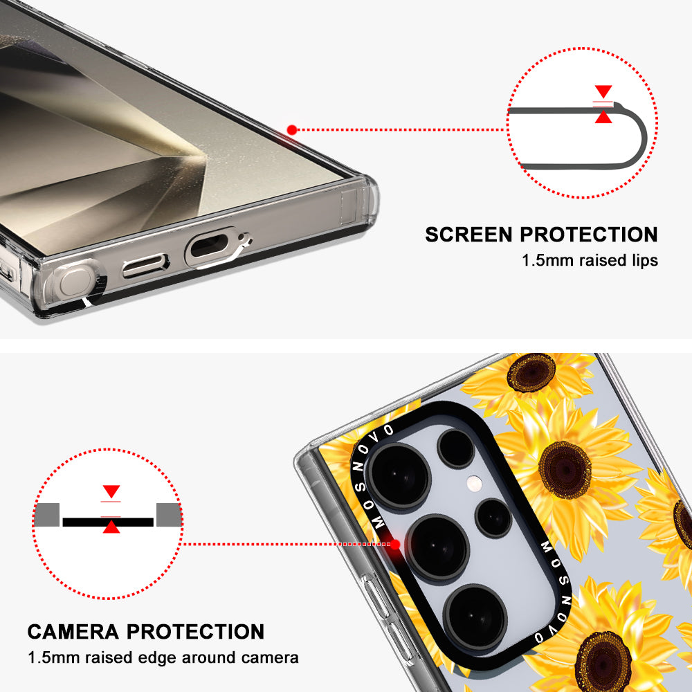 Sunflowers Phone Case - Samsung Galaxy S24 Ultra Case - MOSNOVO