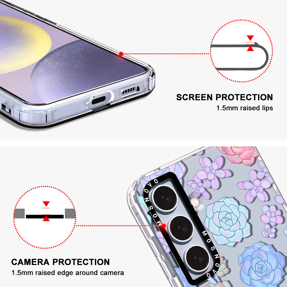 Succulents Phone Case - Samsung Galaxy S24 Plus Case