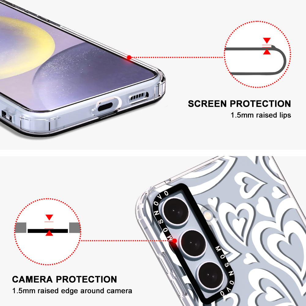 Twist Heart Phone Case - Samsung Galaxy S24 Case - MOSNOVO