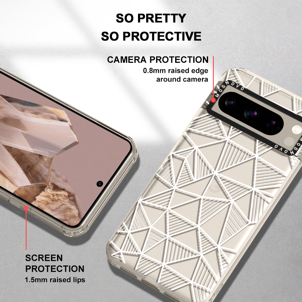 3D Bargraph Phone Case - Google Pixel 8 Pro Case - MOSNOVO