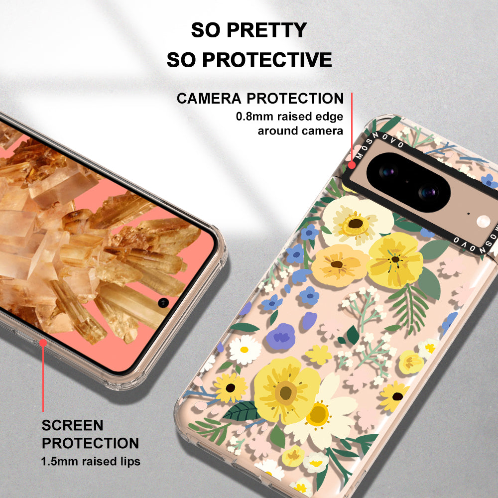 Spring Wild Floral Phone Case - Google Pixel 8 Case - MOSNOVO