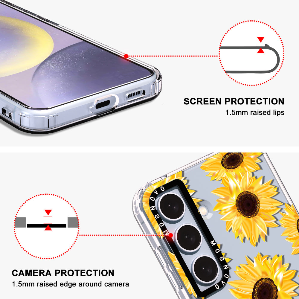 Sunflowers Phone Case - Samsung Galaxy S24 Plus Case - MOSNOVO
