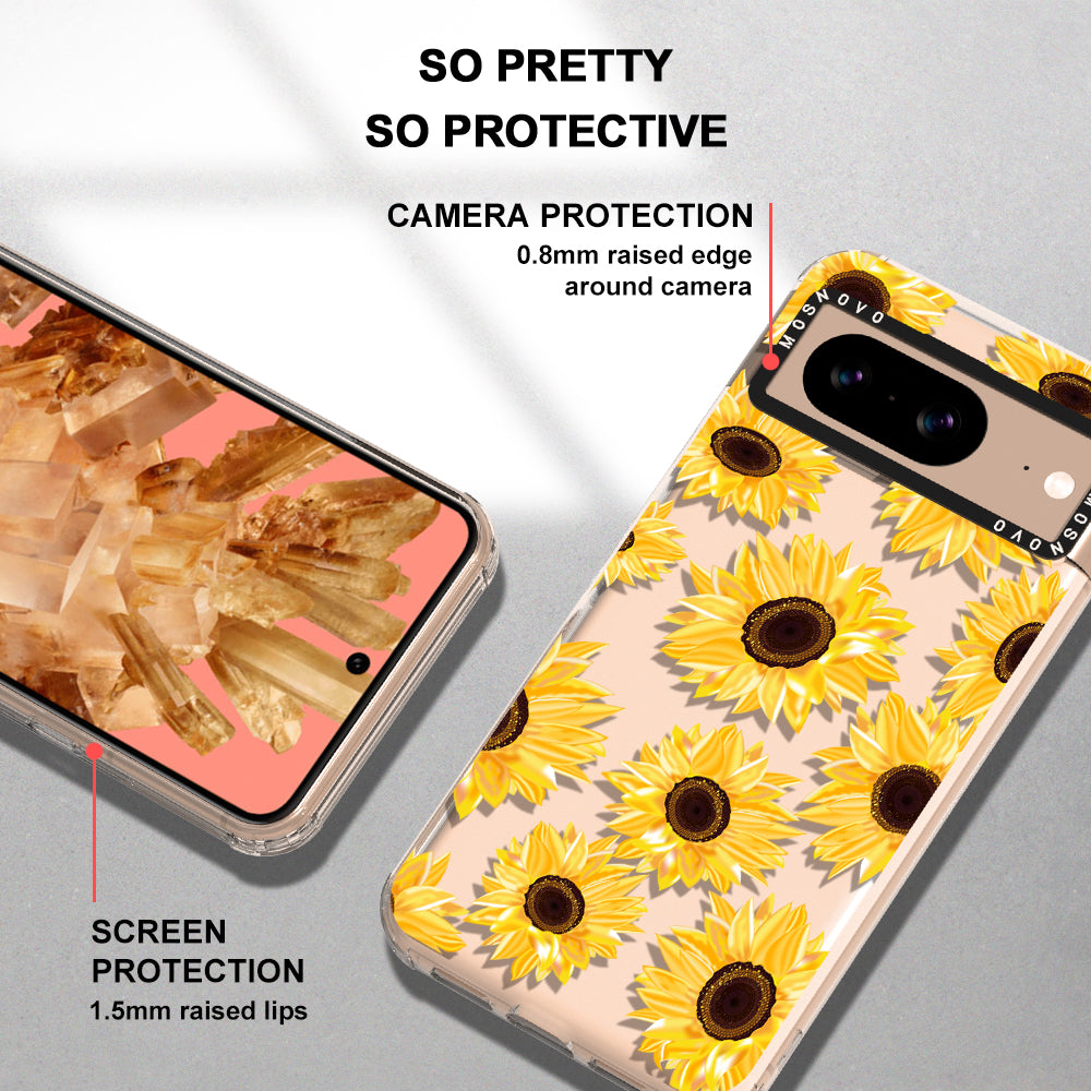 Sunflowers Phone Case - Google Pixel 8 Case - MOSNOVO