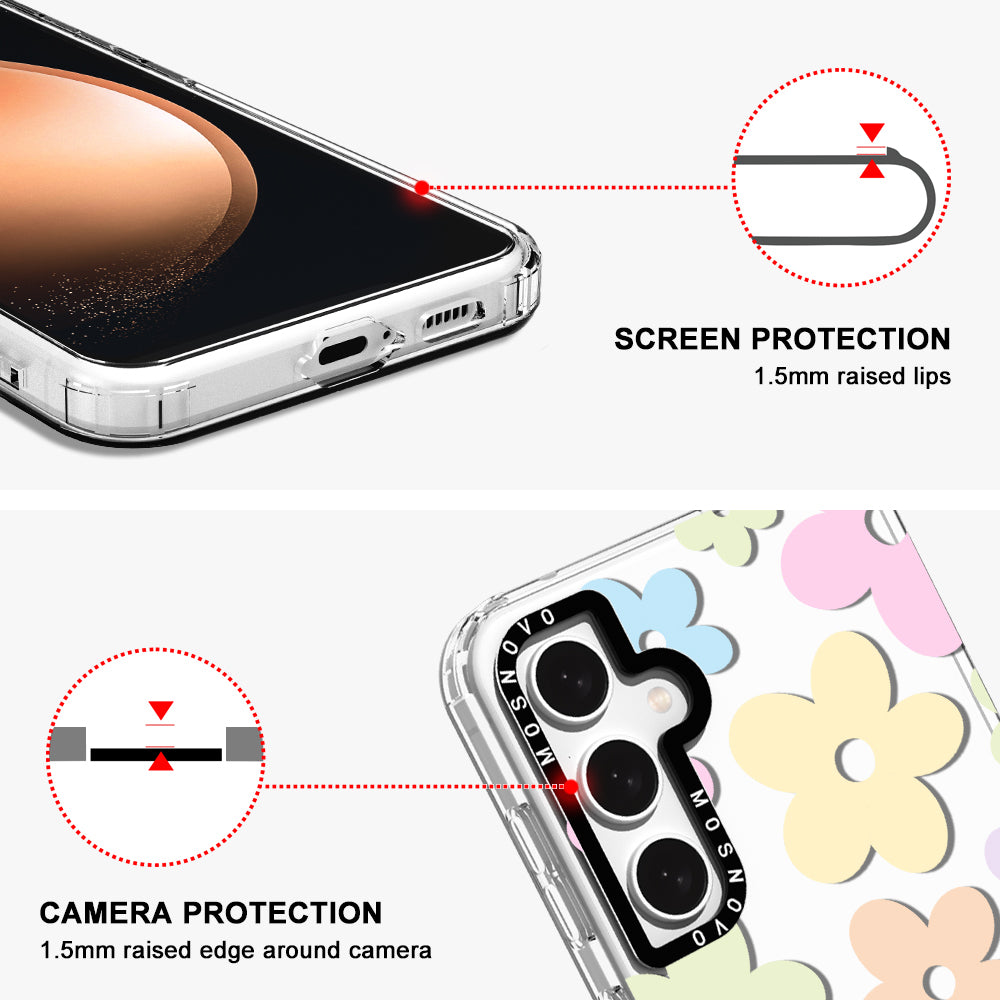 Pastel Flower Phone Case - Samsung Galaxy S23 FE Case