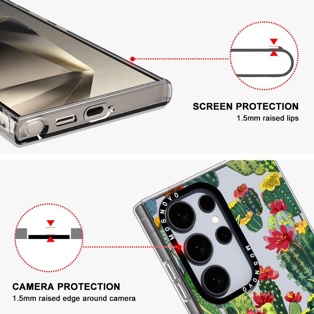 Cactus Garden Phone Case - Samsung Galaxy S24 Ultra Case - MOSNOVO